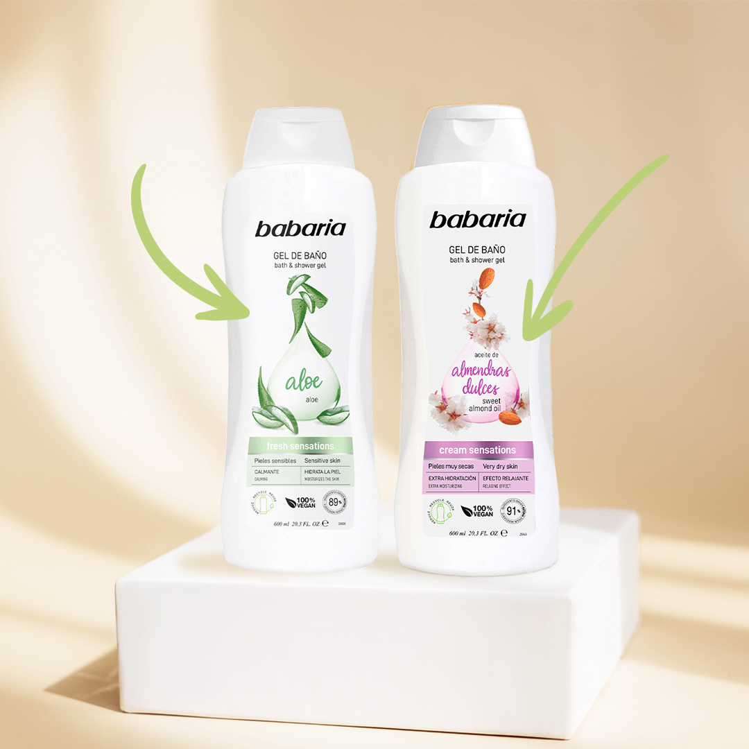 Babaria Żel pod prysznic i do kąpieli ze słodkich migdałów 600 ml - obrazek 2